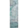 Premium Machine Washable Cerrito AMF512 Teal Rug