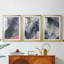 Angled Spaces I - Impression personnalisée de qualité supérieure avec cadre mat - 3 pièces-328593836-328593838