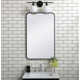 Sabine Metal Rounded Rectangle Wall Mirror