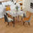 Annagh Stone Top Metal Base Dining Table-268854960-268854966
