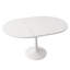Extendable Dining Table 100-140 x 100 cm, Space-Saving Design with Smooth Extension Mechanism, Seats 4-6 People, White-2074150902