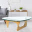 Table basse moderne en bois massif Triangle