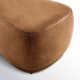 Adna 26.5" Genuine Leather Triangular Ottoman