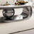 51" Oval Faux Marble Coffee Table - Modern Sintered Stone Top with Titanium Steel Base-1569463551
