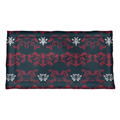 Football Baroque Pattern Organic Sham Pillow Sham
