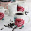 Ensemble de grandes tasses en céramique 4 pièces 16 onces Peony