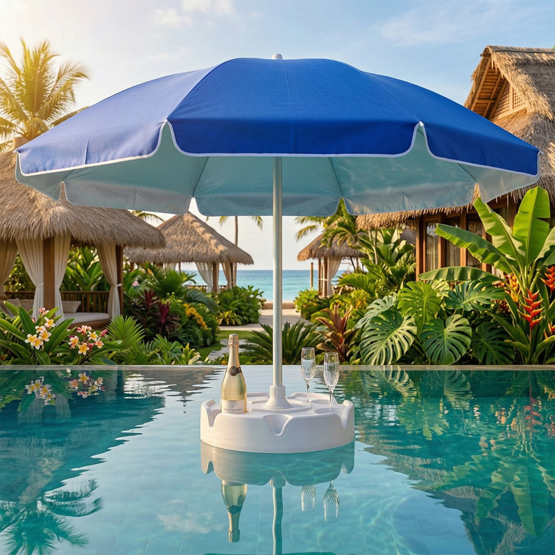 floating umbrella for patio Elm 10 ft. Outdoor / Cantilever Hanging this octagonal VOUA 10-ft Steel Beige Crank