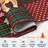 Washable Christmas Runner – Non-Slip,  Soft, Low Pile, Stain-Resistant Carpet for Hallway, Laundry, Kitchen (Red)-702150370