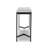 HAMMERED IRON 78'' Marble Top Console Table