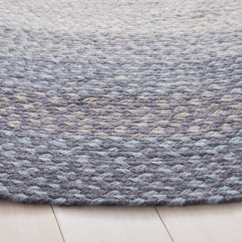 Braided Cotton Striped Rug, Rectangle 6' x 9'