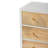 Fayola Rustic Farmhouse Three Drawer Dresser, Mid Century 3 Drawer Nightstand-2141808172