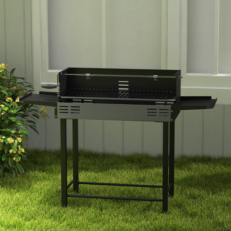 Dakota Fields Laci 118cm W Portable Charcoal Grill