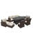 Algird 7 - Person Modular Patio Conversation Set with Cushions