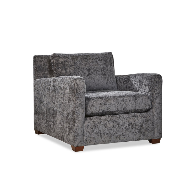 Upholstered Armchair, Weathered Gray, 61645-65