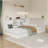 L-Shaped Daybed Floor Corner Bed With  USB Charging Ports-1779298105