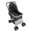 Poussette pour chien pliable pour animaux 4 roues avec poignée réversible jusqu'à 44 lb