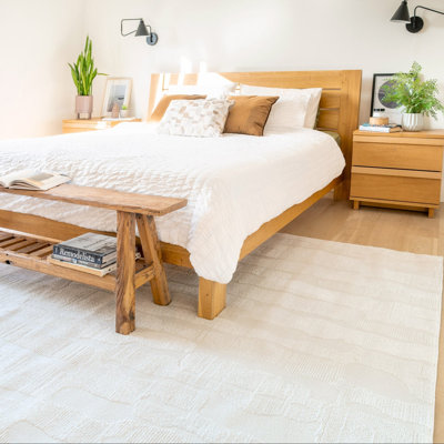 Tannille Abstract Hand Tufted Area Rug