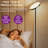 Jernell 68" LED Torchiere Floor Lamp with Touch Control and Remote-894809327