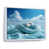 Cadre flottant blanc