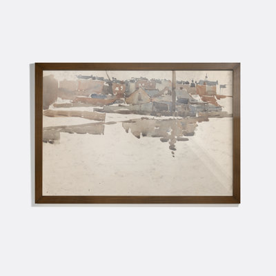 Cityscape Print by Wilhelmus Johannes Steenhoff