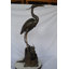 Copper and Metal Great Heron Perched Fountain