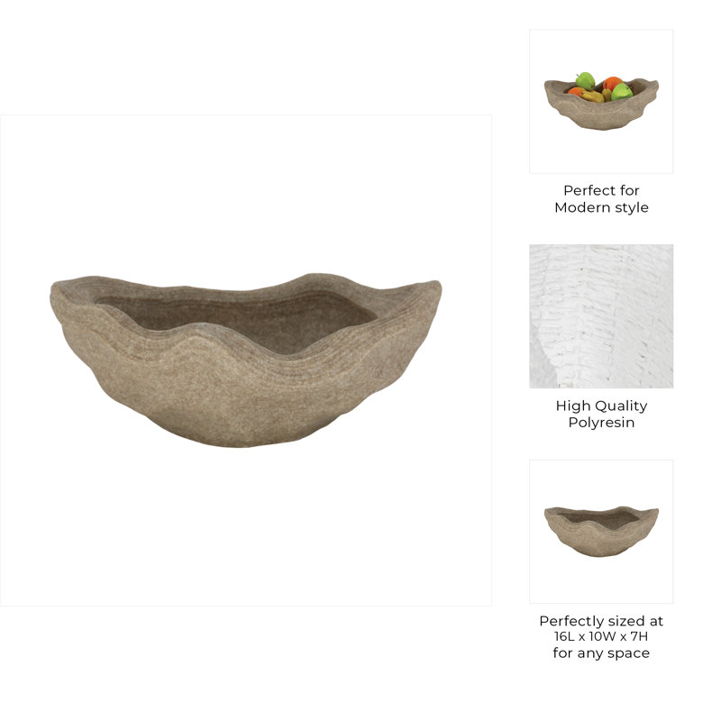 Handmade Resin Decorative Bowl