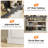 Coffee Bar Cabinet With Storage, 72" Buffet Cabinet With Led