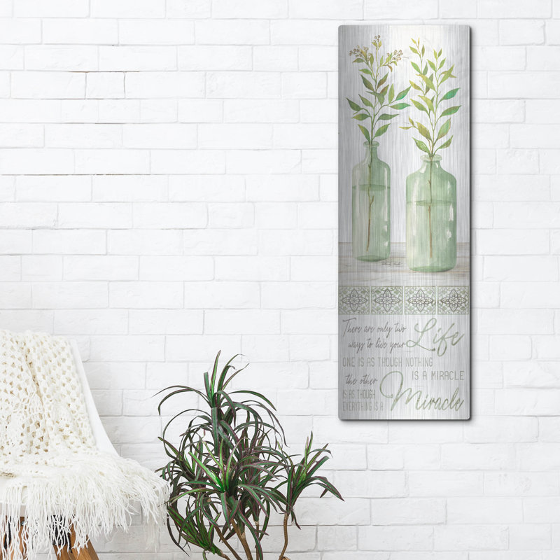 «Live Your Life» par Cindy Jacobs, art mural en métal, 16 po x 48 po
