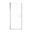Porte de douche pivotante semi-sans cadre avec verre trempé de 1/2 po (6 mm)-135112227