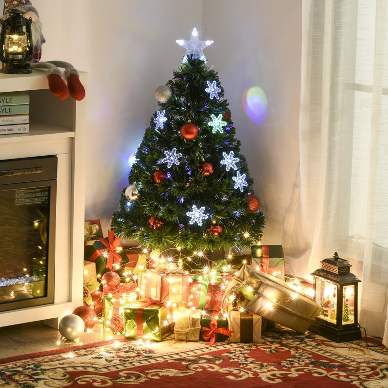 Lighted Artificial Christmas Tree, 3ft.