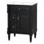 Meuble-lavabo de salle de bain avec lavabo, armoire de salle de bain autoportante avec tiroir rabattable, tablette réglable-1248724537