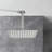 Rain Fixed Shower Head 1.8 GPM GPM with Self-Cleaning-90694495