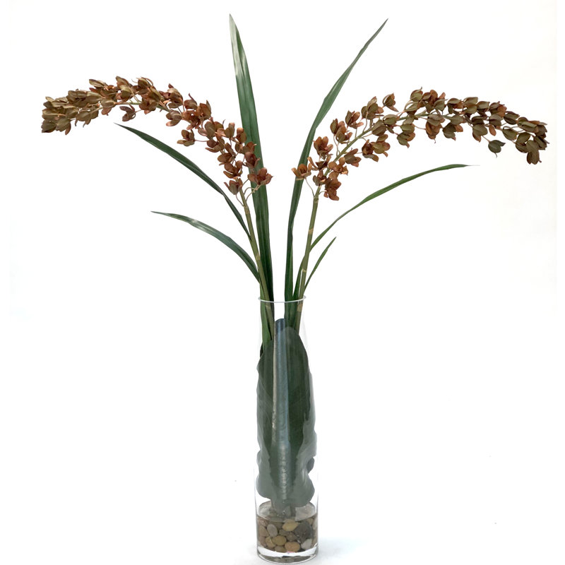 Polysilk Orchids Arrangement in Vase