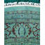 Tapis vert 6 pi 1 po Cloyed One-of-a-Kind New Age