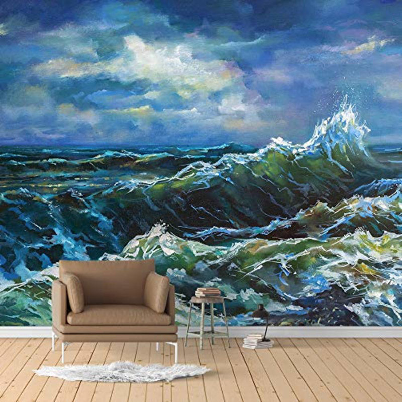 Coastal Beachy Peel & Stick Border, 66" L x 96" W