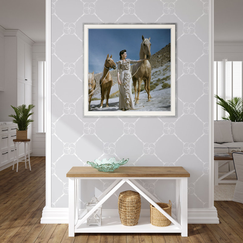 Bridal II 33' L x 20.5" W  Wallpaper Roll, Dapple