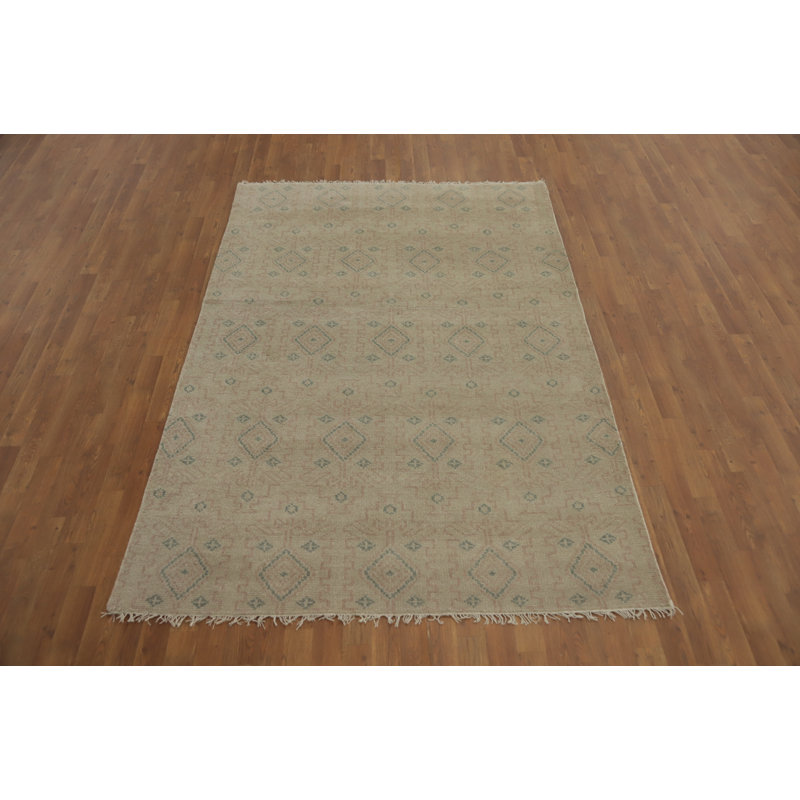Tapis géométrique indien 5 x 8