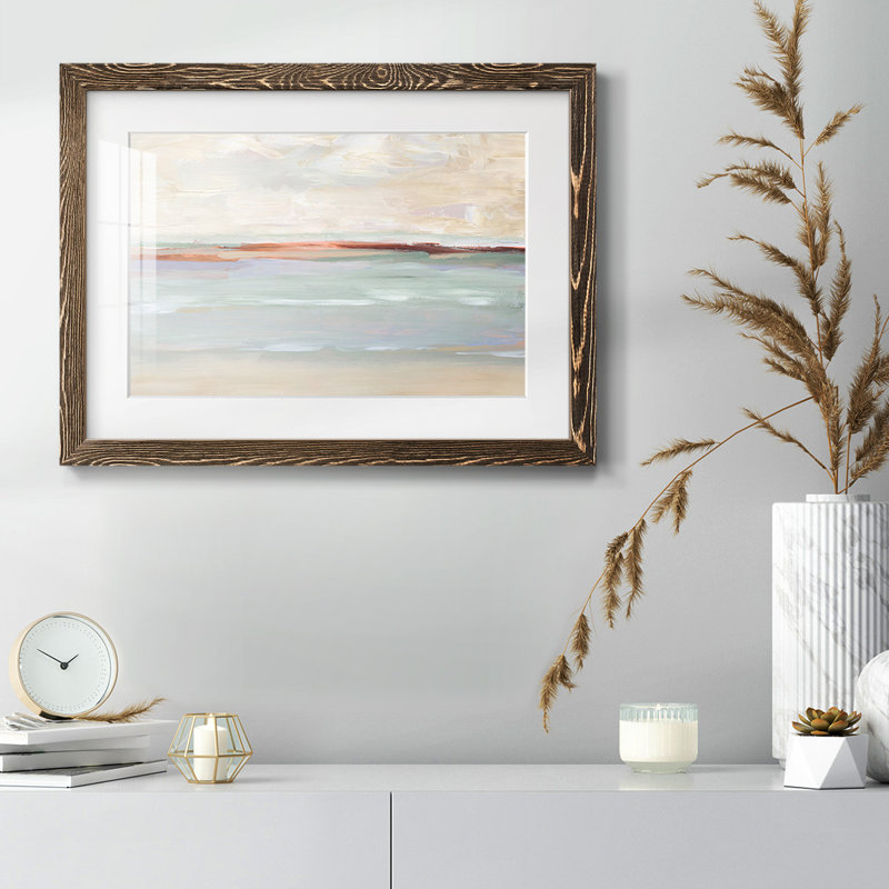 Sienna Horizon I - reproduction de cadre photo simple, Noyer, H 22 po x l 32 po x P 1,5 po