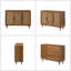Hearn 109 cm Modern Wide Sideboard with 3 Rattan Doors-2017809946