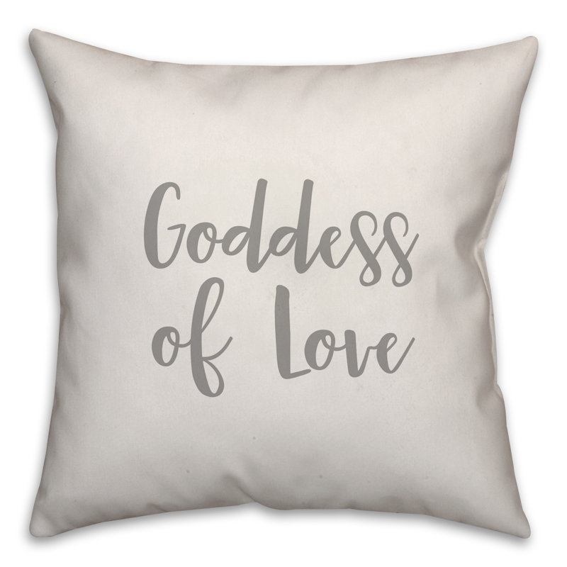  Coussin Goddess of Love, Blanc, Coussin et housse de coussin