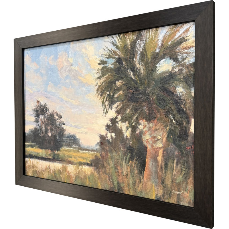 Palmetto Sunset, art encadré