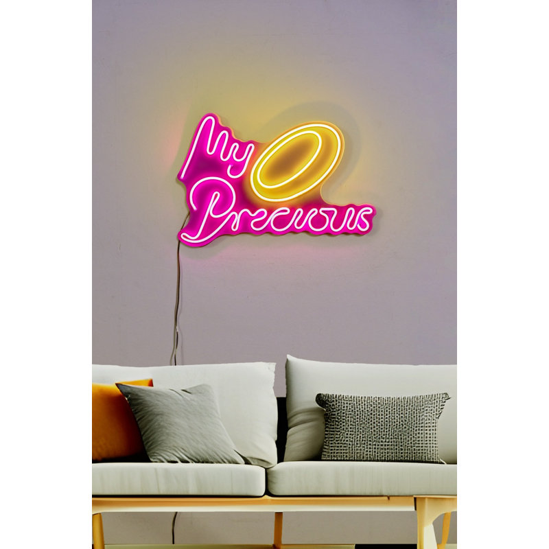 Ruban néon flexible à DEL, 13 x 18,1 pouces | IP67 étanche, 12 V CC, 36 W maximum | Gabarit en mousse de PVC, adaptateur 12V 4A inclus | Parfait pour la décoration intérieure, les fêtes et les événements, conception écoénergétique