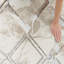Ivory Abstract 10Mm Thick Modern Easy To Clean Rug For Bedroom, Living Room, Dining Room-615184940