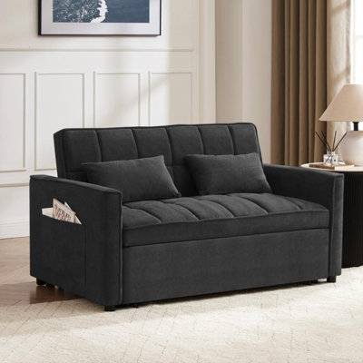 Harriet 2 Seater Linen Sofa Bed