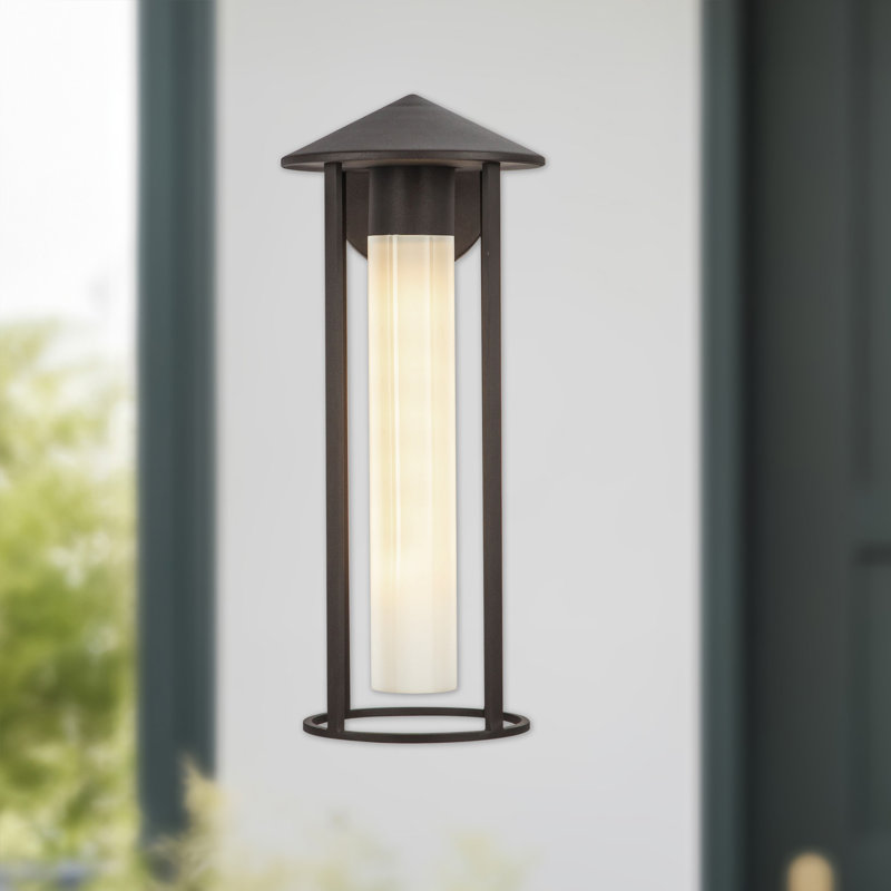 Harpy Aluminium Wall Light, Bronze, 17.63"H x 7.38"W x 8.75"D