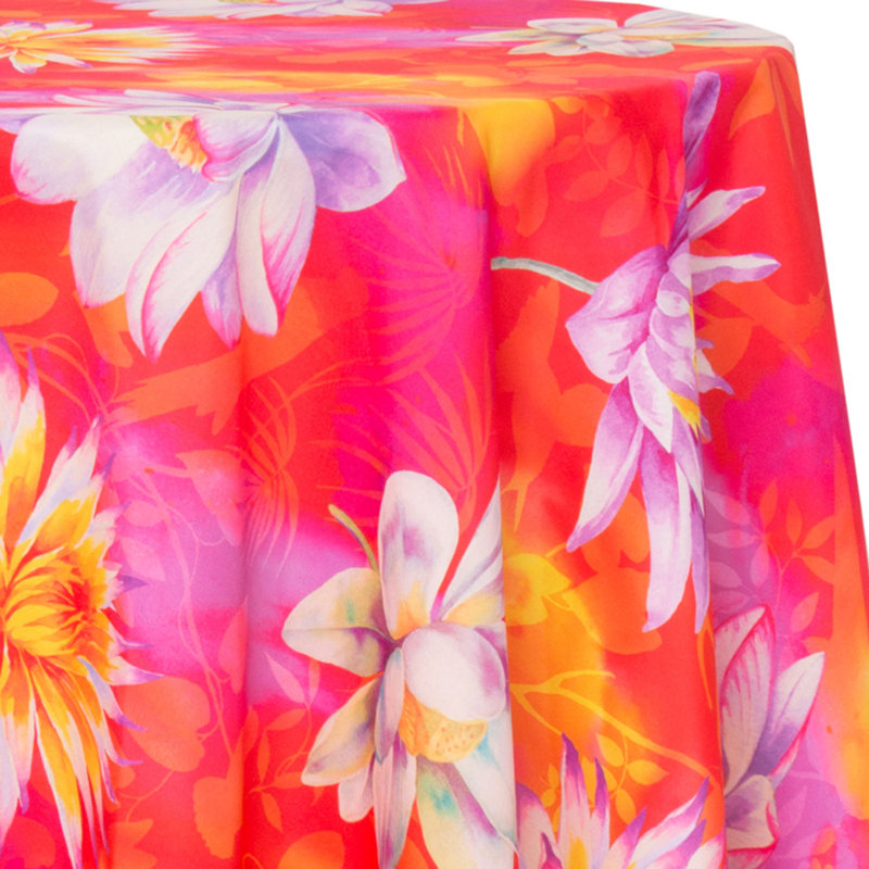 Floral Tablecloth, 102" x 102"