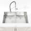 33"X19" Undermount Stainless Steel Kitchen Sink, Brushed, With A Construction And Easy Cleaning Sink Steel, Corrosion Spacious Single Bowl For Convenience