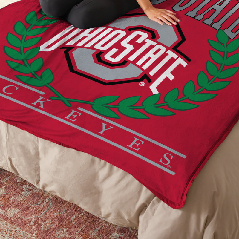 Ohio State Buckeyes Silk Touch Throw Blanket 46x60 Inches