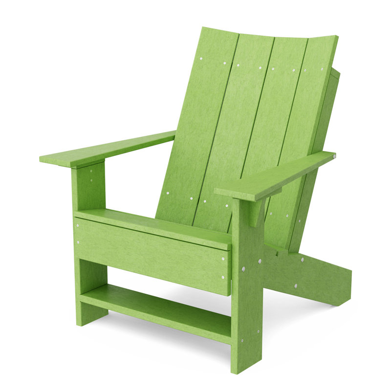 Chaise Adirondack contemporaine, Vert lime