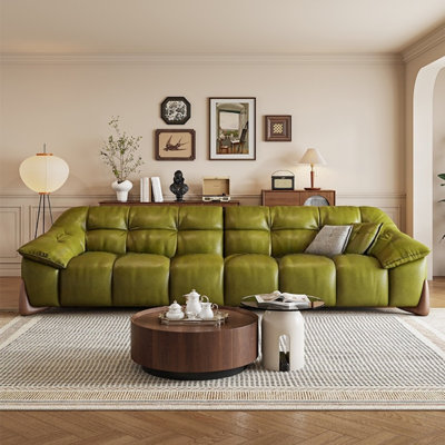 Italian Minimalist Design Green Sofa